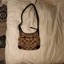 Authentic Coach Purse/hobo Style Shoulder Bag