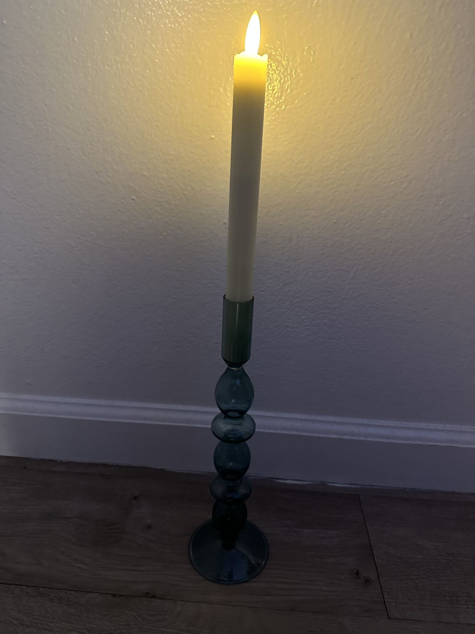 Colorful Glass Candle Holders