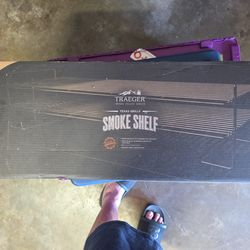 Traeger smoking shelf