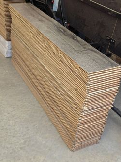 250ft² of Beautiful Gray Laminate Floors