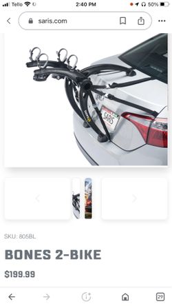 Saris Bones 2 Bike Trunk Rack