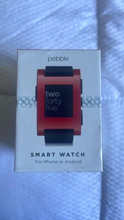 Pebbles smart watch for iPhone or android