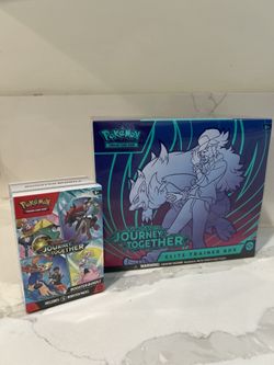 Pokemon Journey Together Bundle – Elite Trainer Box + Booster Bundle (Sealed, New)