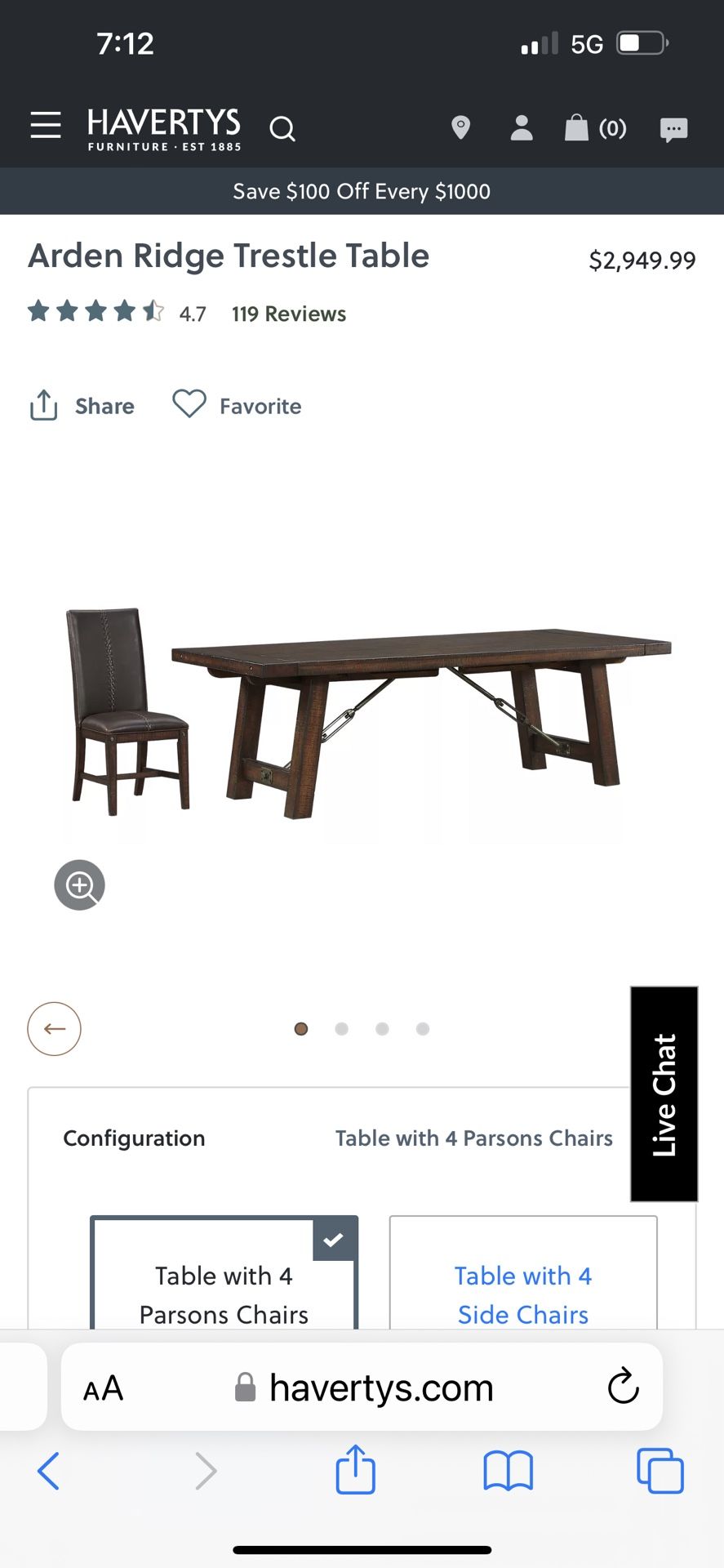 Havertys Dining Table for Sale in Wesley Chapel, FL OfferUp