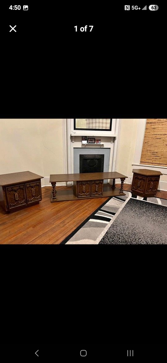 Coffee Table 2 End Tables