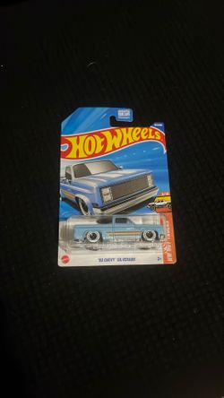 2025 Hot Wheels G Case '83 CHEVY SILVERADO Light Blue HW Hot Trucks