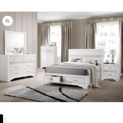 New King Bedroom set 4 Pieces 