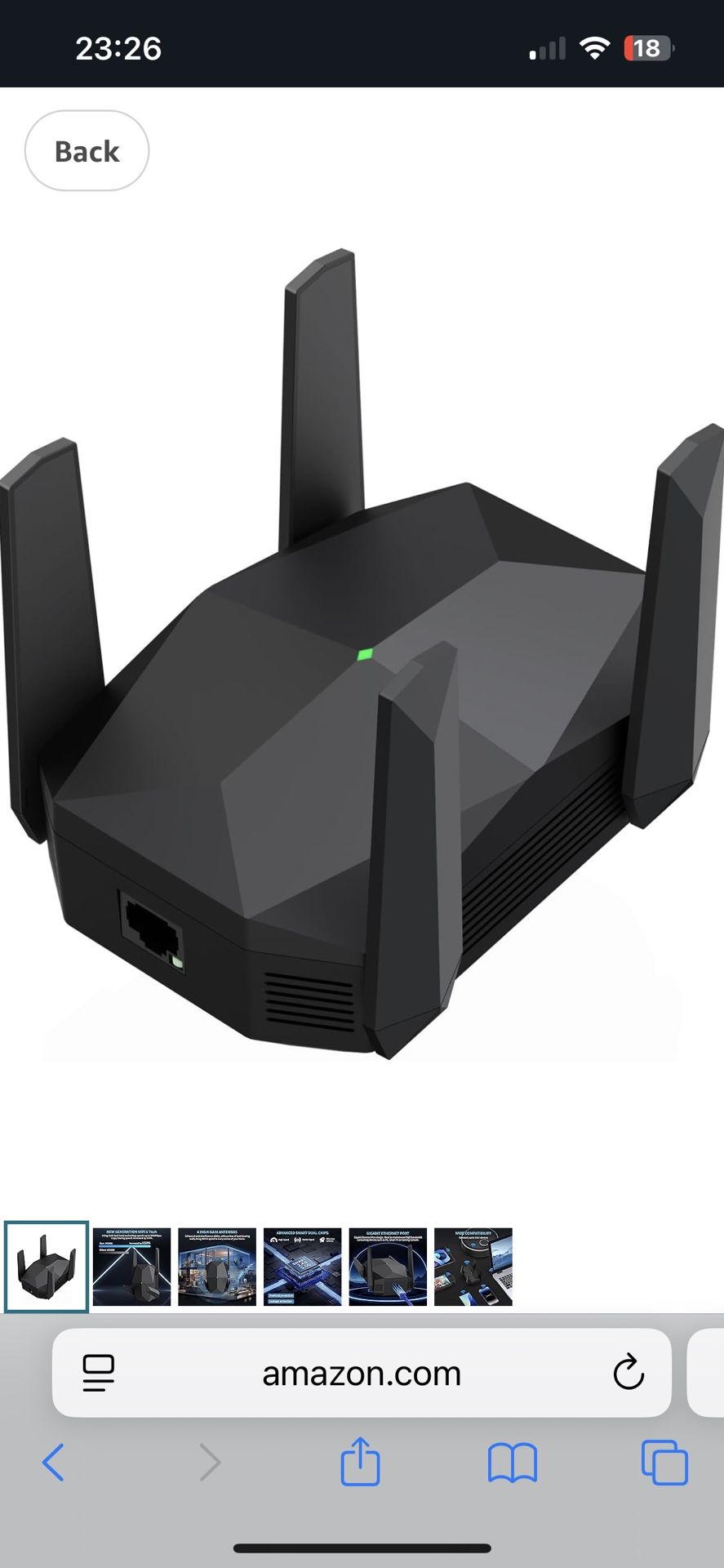 New 2025 AX3000 WiFi 6 Range Extender, WiFi Extender Signal Booster with Gigabit Ethernet Port, Dual Band (2.4G&5.8G) WiFi Repeater Cover up to 13888s