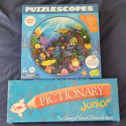 Pictionary Junior And Coral Reef Puzzle