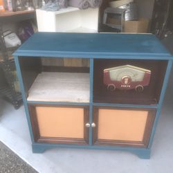 Repurposed Vintage Radio Cabinet 