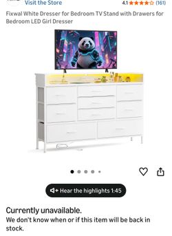 White dresser