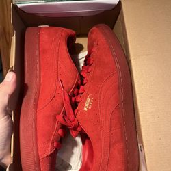 Puma Red Suede 