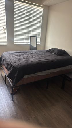 Queen sized bed