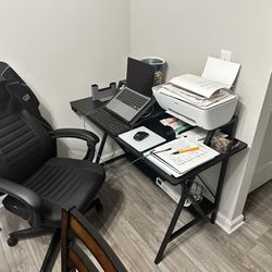 Gaming / Office Desk + Gaming Chair 
