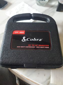 Cobra CPI 450 DC to AC Power Inverter