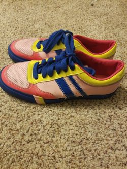 Pro Keds Mens Shoes 8.5 Retro 80s Colors Pink Blue Yellow Summer 2007 Collection