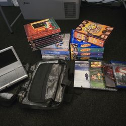 Portable Dvd Player & Assorted DvD's Bundle Sale***