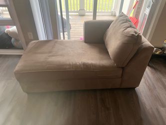 Khaki lounge couch