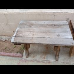$15 Small Wooden Patio Table Ready For Pickup 🌞