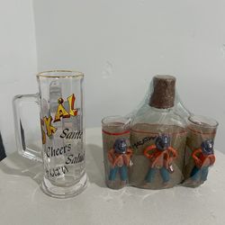 FREE Vintage Souvenir Drinkware Set, Free to a Good Home!
