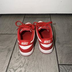 Kids Red Nike Dunk Lows 11c