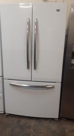 Maytag 3-Door White Refrigerator Fridge
