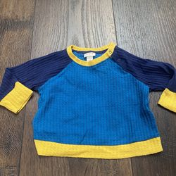 Boys Teal Sweater Size 6/9 Months By Cat & Jack #7