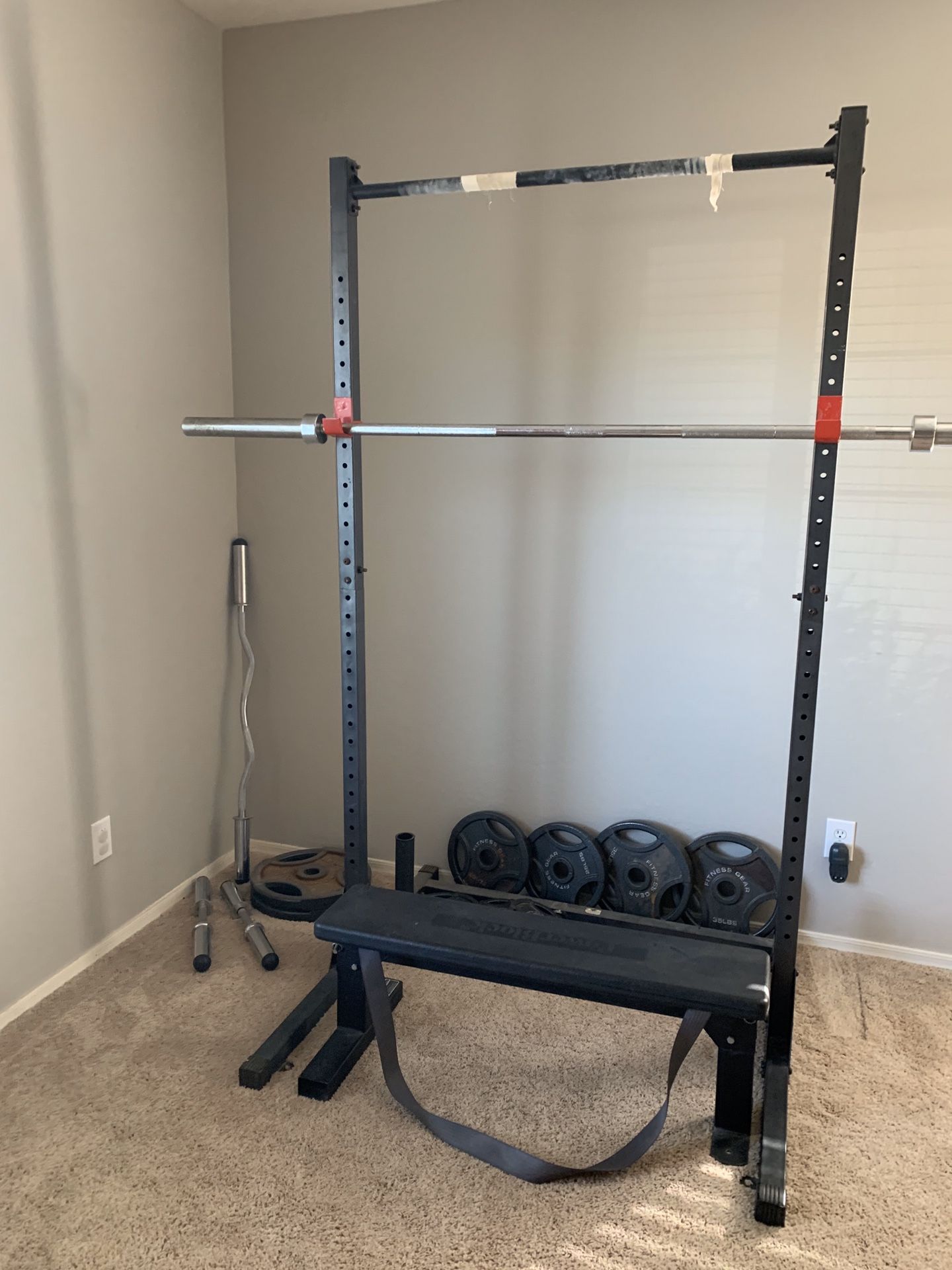 Squat Rack and Bench
