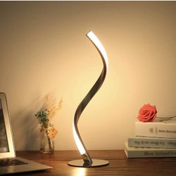 Brand New Spiral Desk Lamp Night Lamp LED Light Table Lamp 