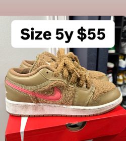 Jordan retro 1s teddy bear size 5y