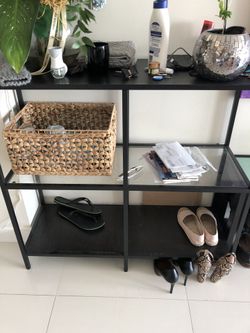 Shelves with glass