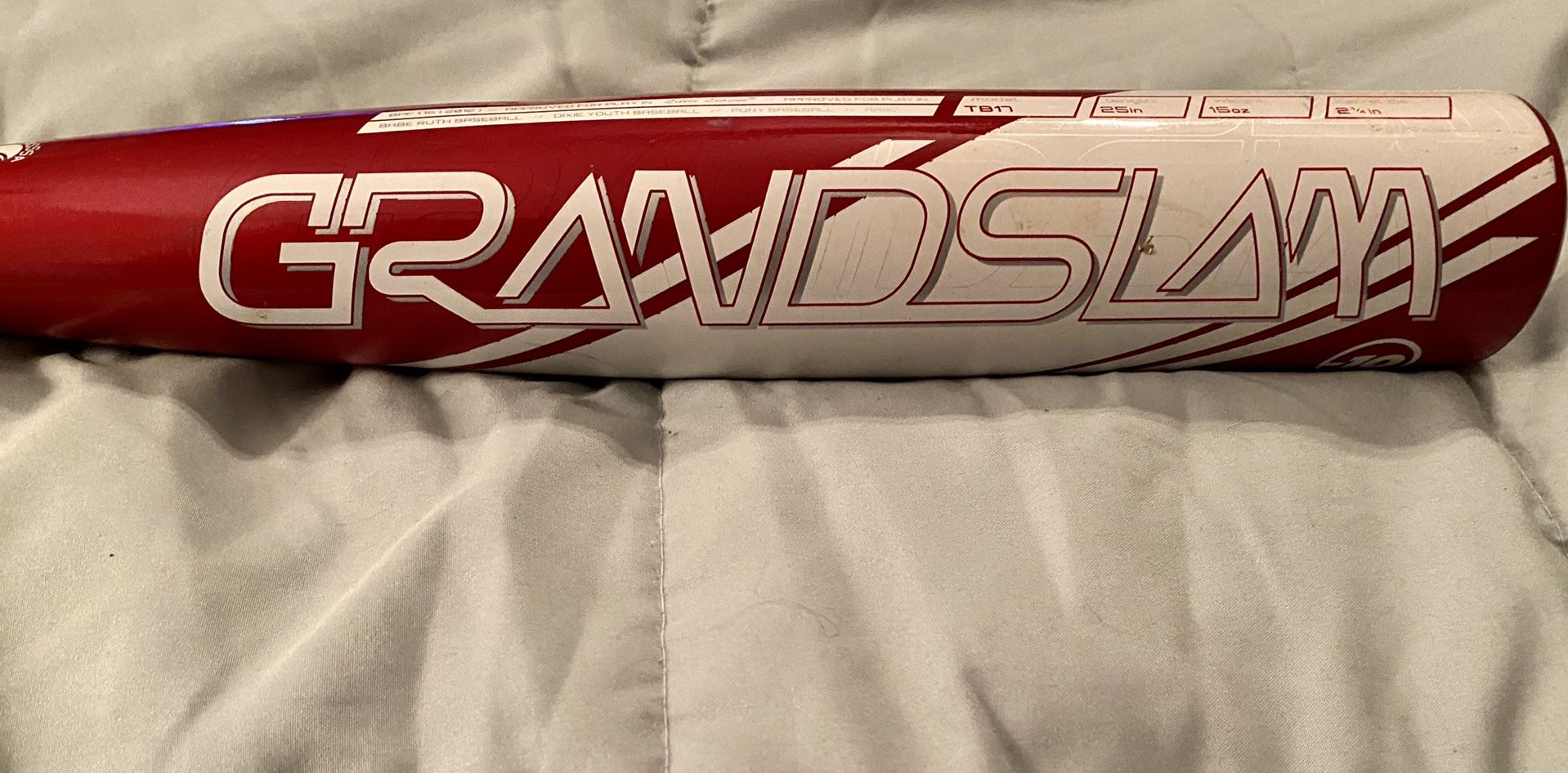 EASTON TB17 Little League Baseball Bat 15oz 25” Length Drop 10 Grand slam