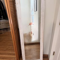Full length rustic mirror