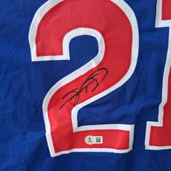 Sammy Sosa Singed Jersey. #21 hall of fame contender 