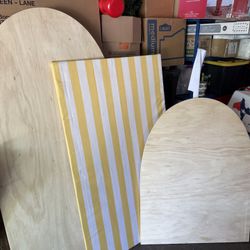 3 piece Wood  (tres piezas)  Backdrop 