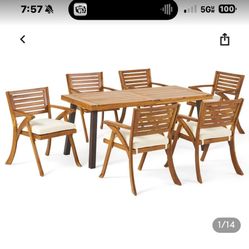 6 Person Wayfair Outdoor Dining Set