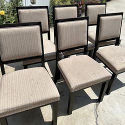 Wooden Chairs For Sale (set Of 6)