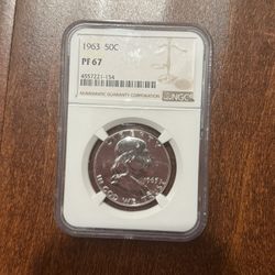 1963 Half Dollar Franklin 