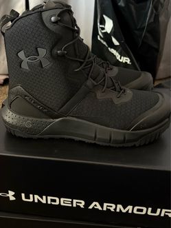Under Armour Black Tactical Mid Boots # 9.5