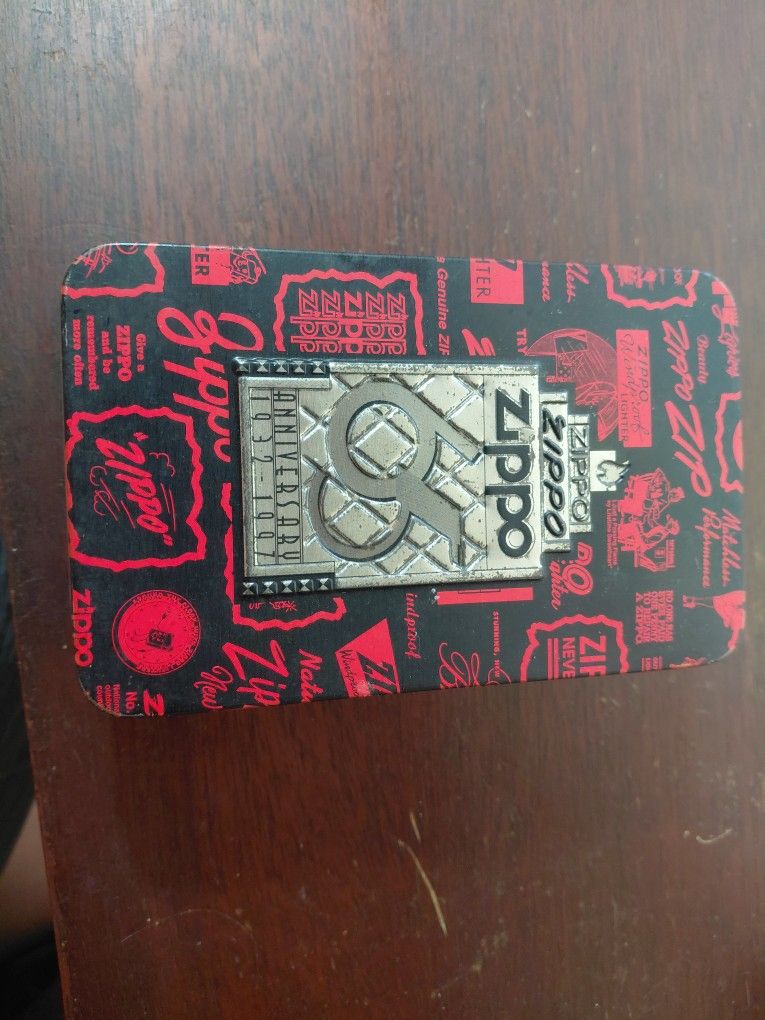 Zippo Anniversary Lighter In Tin 1(contact info removed)