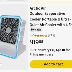 Arctic air outdoor evaporative cooler