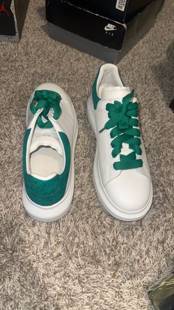 Alexander McQueen Oversized Sneakers White Green