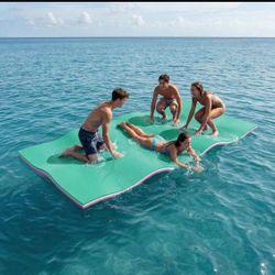 12ft. X 6ft. Floating Island Pool / River / Lake Pad & Mat (Portable) [NEW] +Retails For $580