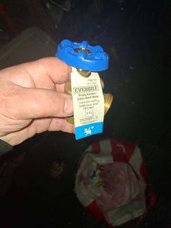 Brass Garden Valve Bent Nose 3/4"