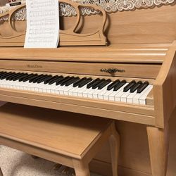 Piano Vertical Profesional Wurlitzer,  Excelente Sonido Y Afinación,  Bien Cuidado. 