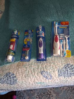 I have various spin toothbrushes for sale brand new