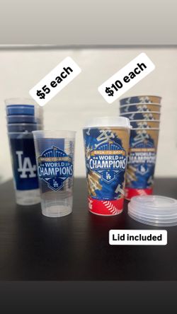 Dodgers souvenir cups/ New