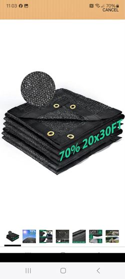 20x30ft sunshade cloth mesh great for garden patio dog kennels and much more new in packed pick up in pomona $50