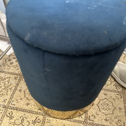 Blue Velvet Stepstool