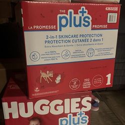 Huggies plus Diapers 
